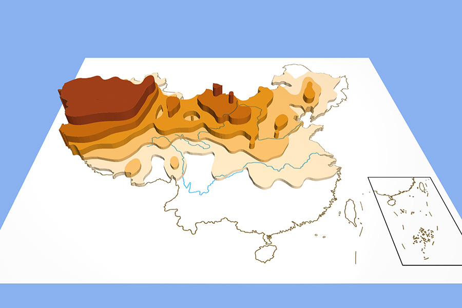 Annual average number of days of sandstorm in China, 1981-2007