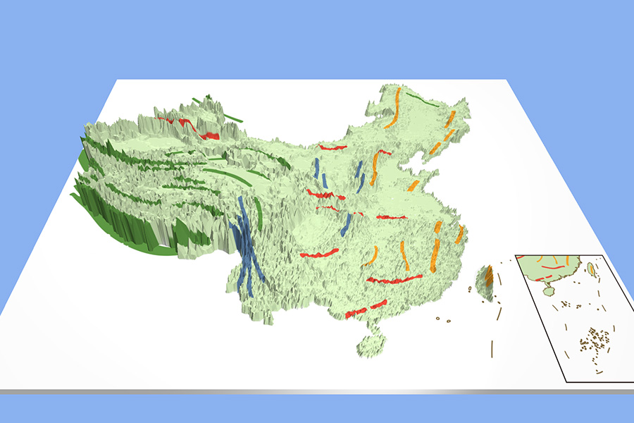 Mountain ranges of China